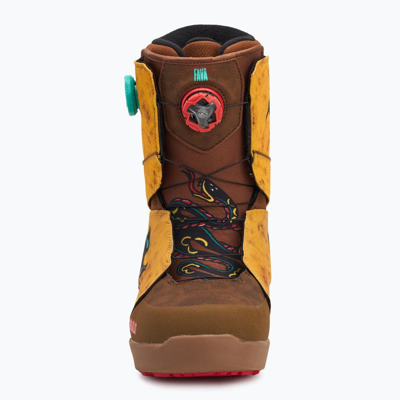 Men's snowboard boots ThirtyTwo Lashed Double Boa Fava '24 tobacco 3