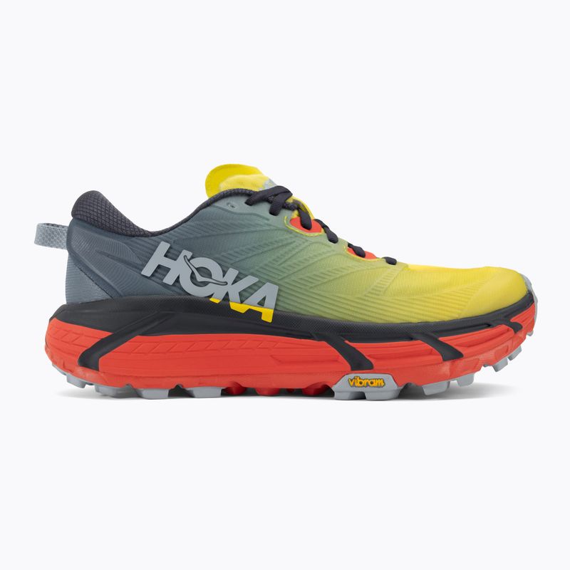 HOKA men's running shoes Mafate Speed 3 provincial blue/fiesta 2