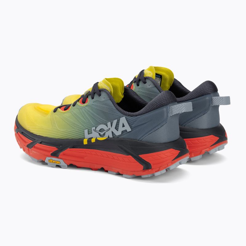 HOKA men's running shoes Mafate Speed 3 provincial blue/fiesta 3