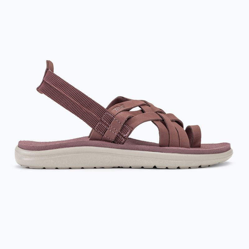 Teva Voya Strappy Leather twilight mauve women's sandals 2