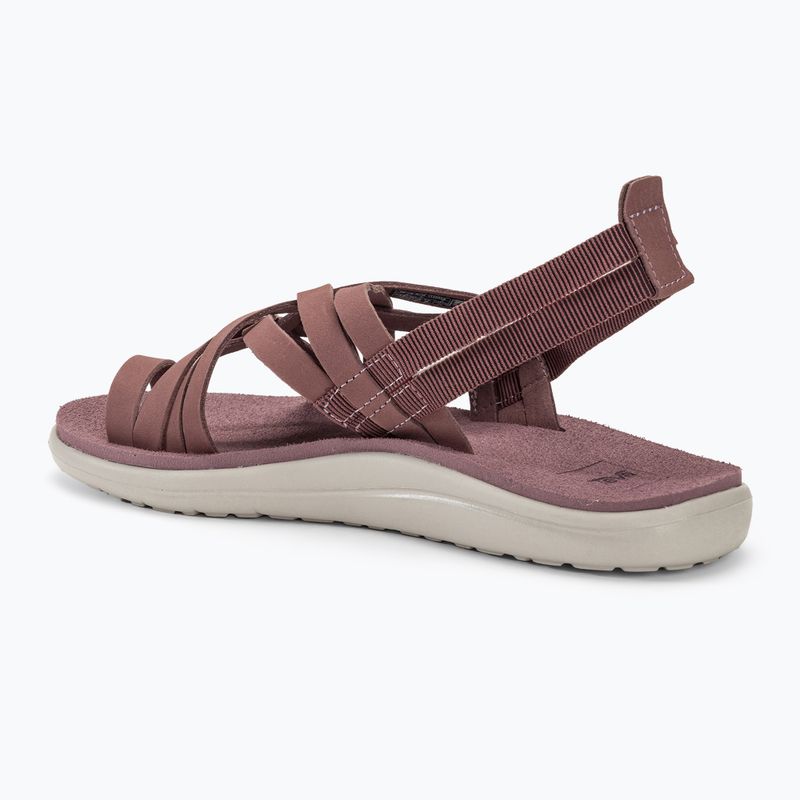 Teva Voya Strappy Leather twilight mauve women's sandals 3
