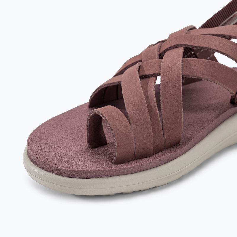 Teva Voya Strappy Leather twilight mauve women's sandals 7