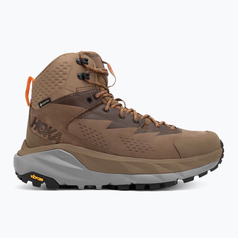 Men's trekking boots HOKA Kaha GTX otter/persimmon/orange 2