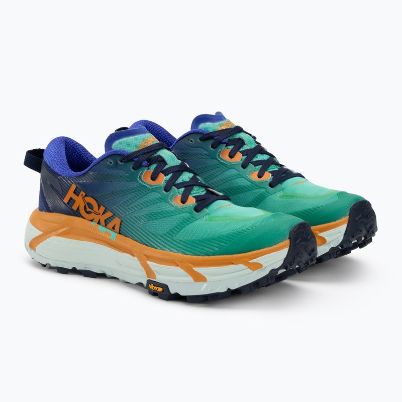 HOKA Mafate Speed 3 men's running shoes dazzling blue/desert sun 4