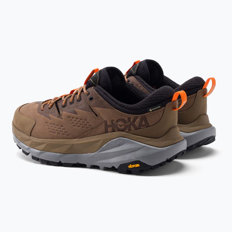 Men's trekking boots HOKA Kaha Low GTX brown 1118586 3