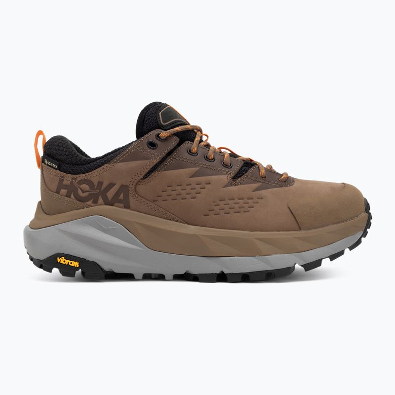Men's trekking boots HOKA Kaha Low GTX otter persimmon/orange 2
