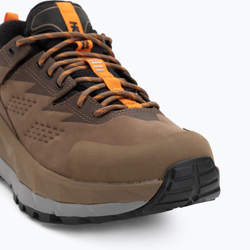 Men's trekking boots HOKA Kaha Low GTX otter persimmon/orange 7