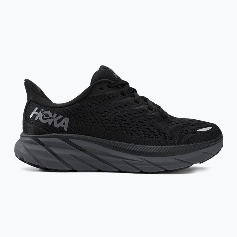 HOKA men's running shoes Clifton 8 black 1119393-BBLC 2