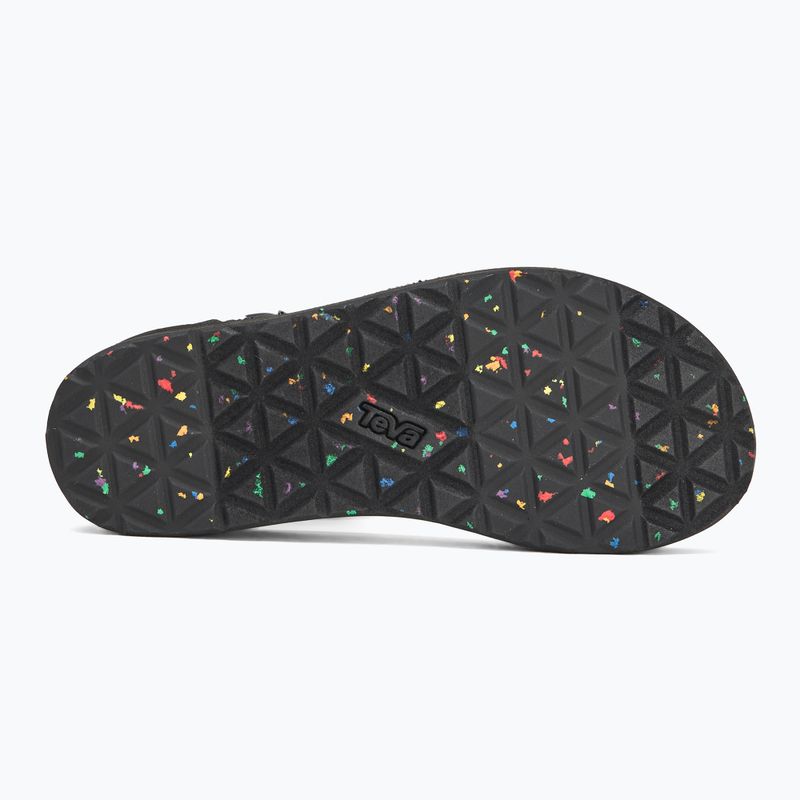 Women's sandals Teva Midform Universal Pride black rainbow 4