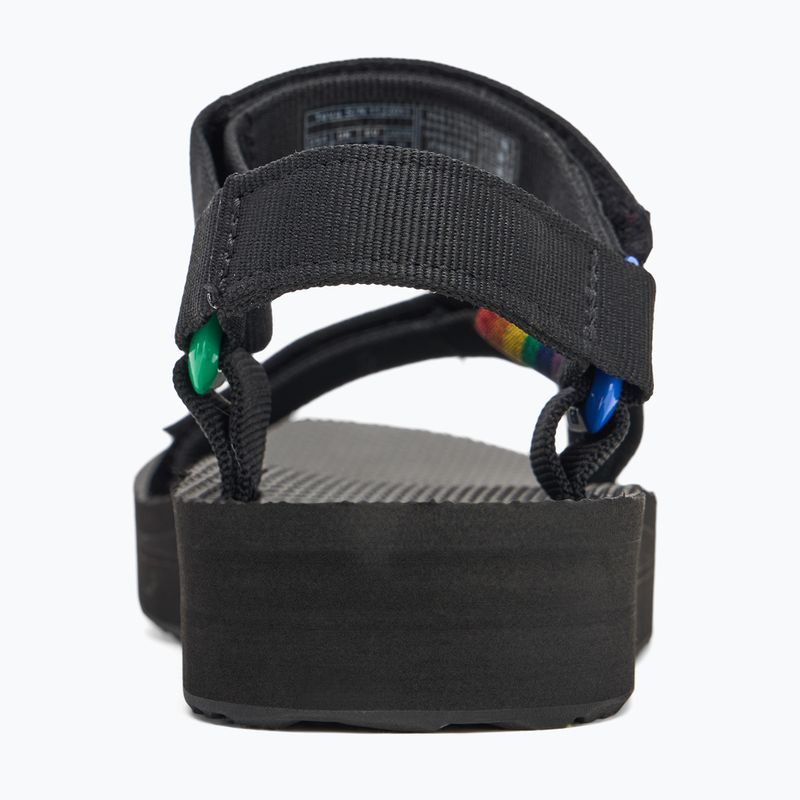 Women's sandals Teva Midform Universal Pride black rainbow 6
