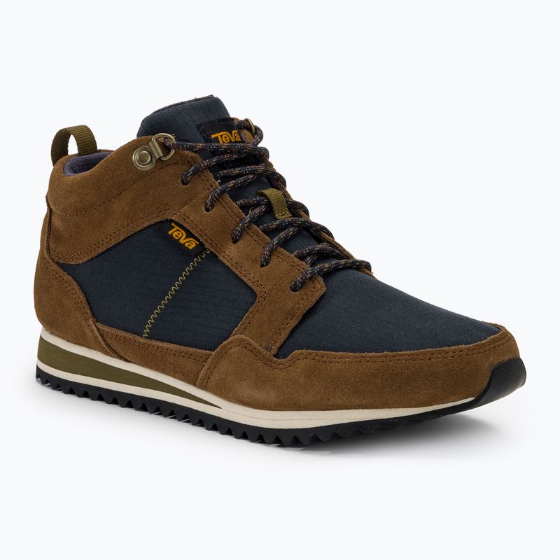 Teva men's Highside Mid bison/navy shoes