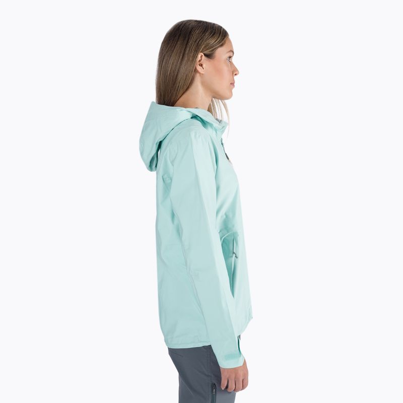 Columbia Omni-Tech Ampli-Dry 329 light blue women's membrane rain jacket 1938973 2