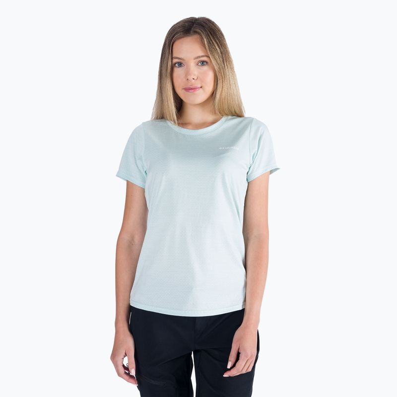 Columbia Alpine Chill Zero women's trekking shirt blue 1991694