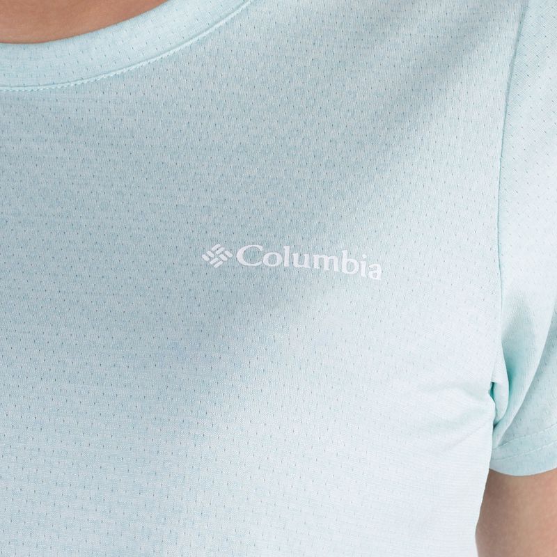 Columbia Alpine Chill Zero women's trekking shirt blue 1991694 4