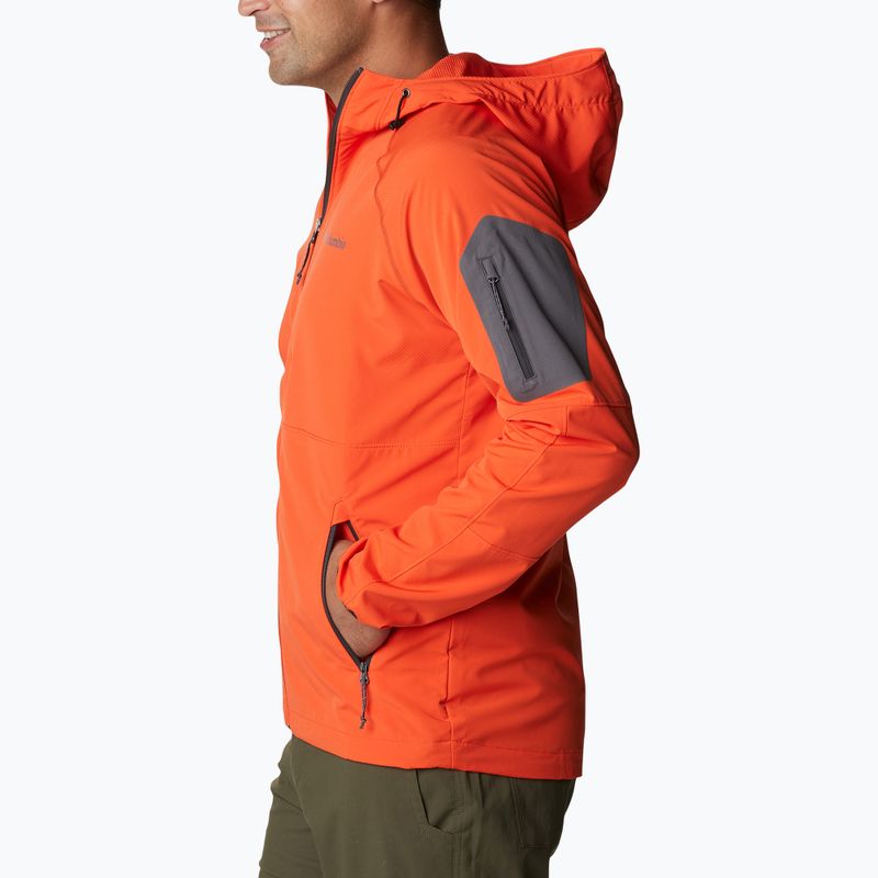 Columbia Tall Heights 813 orange men's softshell jacket 1975591 2