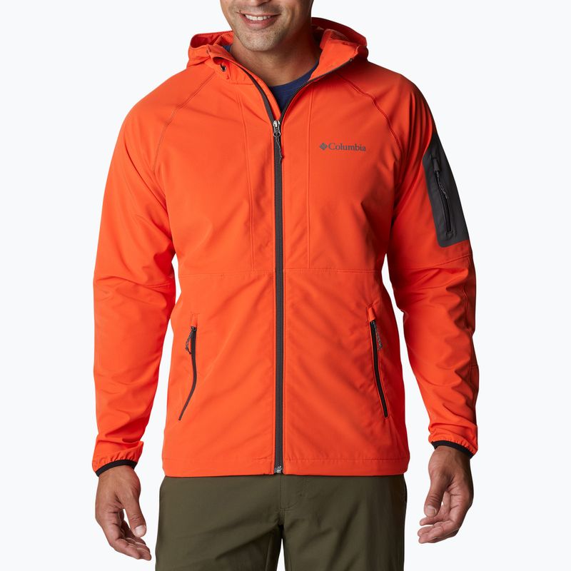 Columbia Tall Heights 813 orange men's softshell jacket 1975591 4