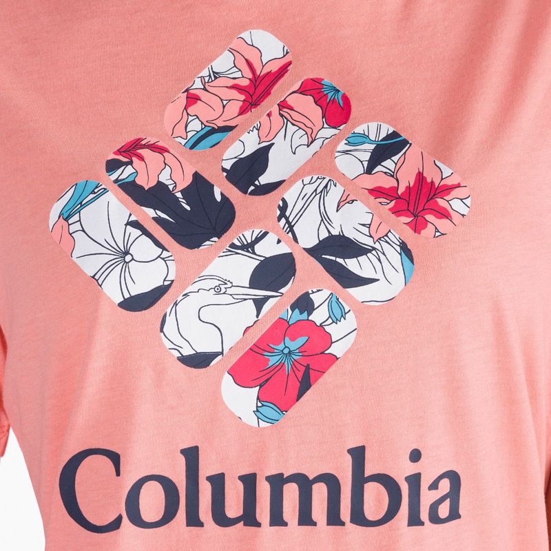 Columbia Bluebird Day Relaxed women's trekking shirt orange 1934002 5