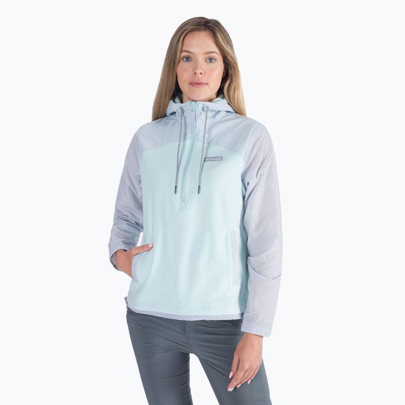 Columbia women's Ali Peak Overlay fleece sweatshirt blue 1992263