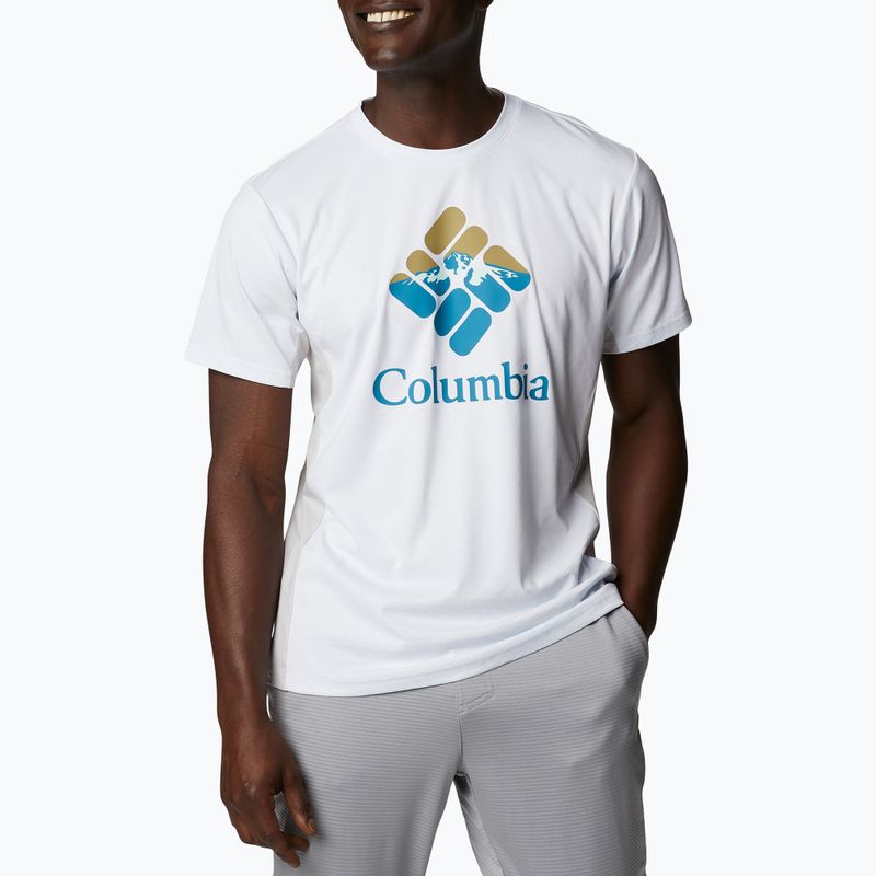 Columbia Zero Ice Cirro men's trekking shirt white 1990463 5