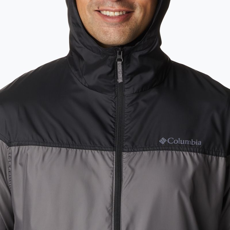 Columbia Flash Challenger Novelty grey men's wind jacket 1988715023 4