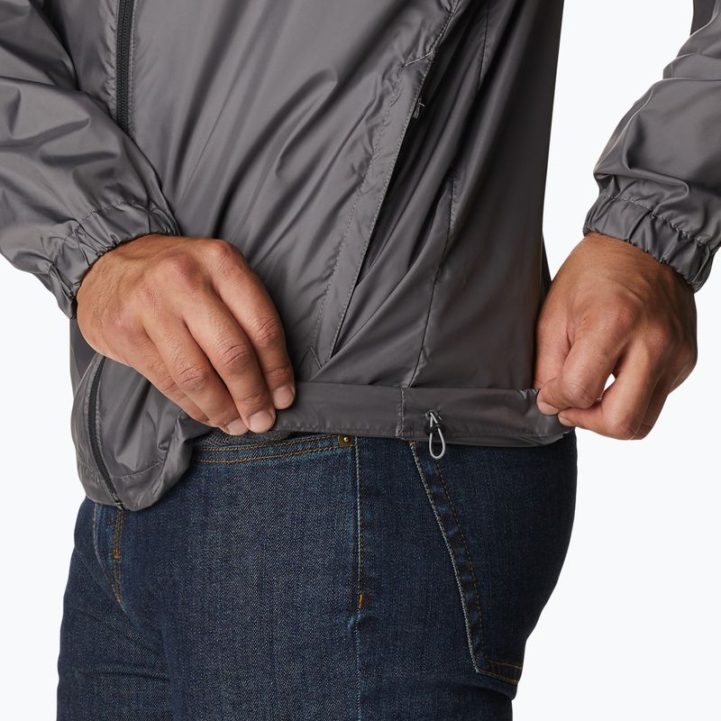 Columbia Flash Challenger Novelty grey men's wind jacket 1988715023 5