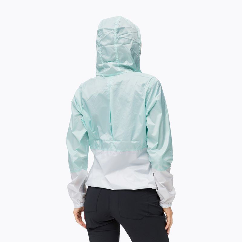 Columbia Flash Forward 329 women's wind jacket blue and white 1585911 5
