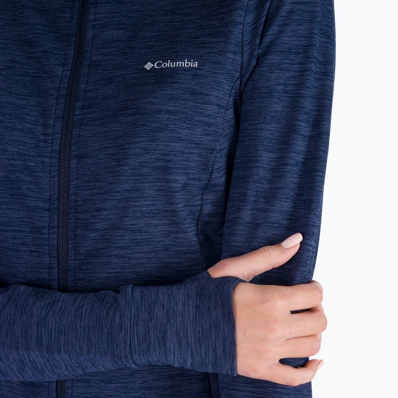 Columbia women's Weekend Adventure fleece sweatshirt navy blue 1959023 5