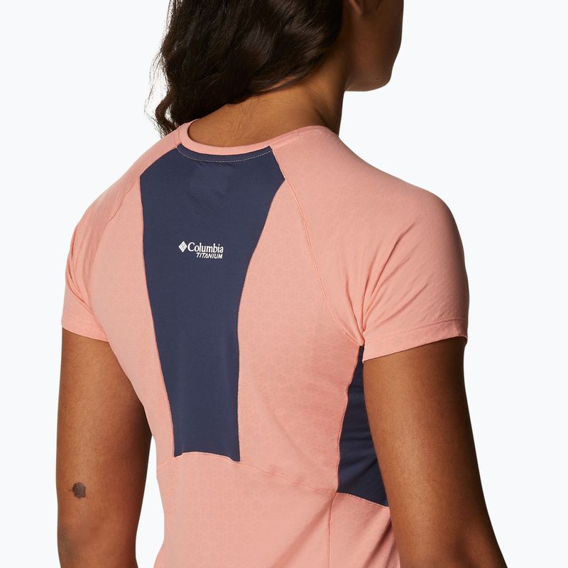 Columbia Titan Pass Ice women's trekking shirt pink 1991921 5