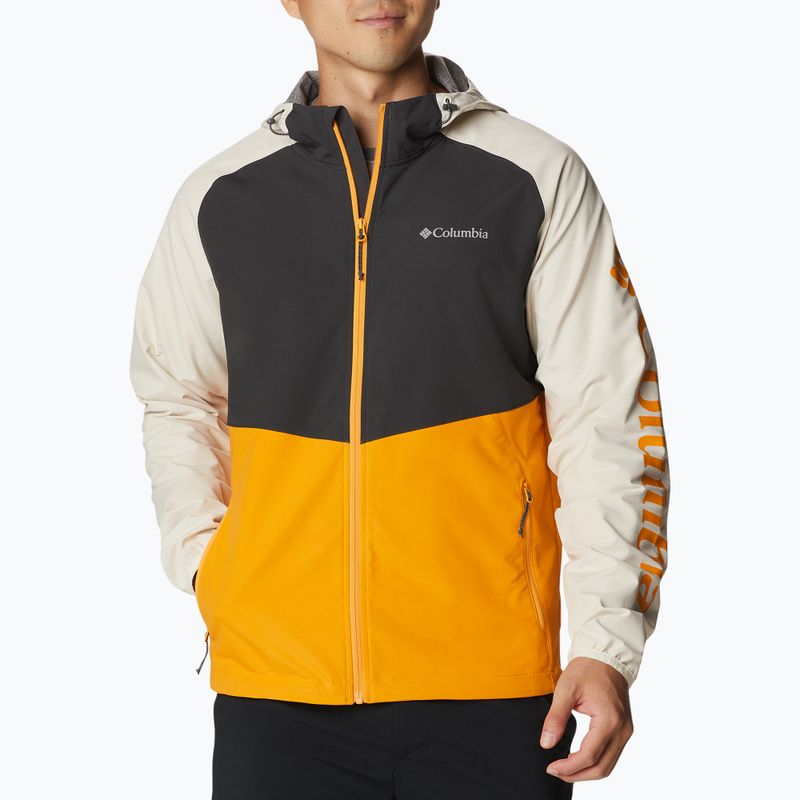 Columbia Panther Creek men's softshell jacket mango/shark/chalk 1840711880