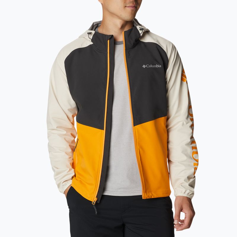 Columbia Panther Creek men's softshell jacket mango/shark/chalk 1840711880 3