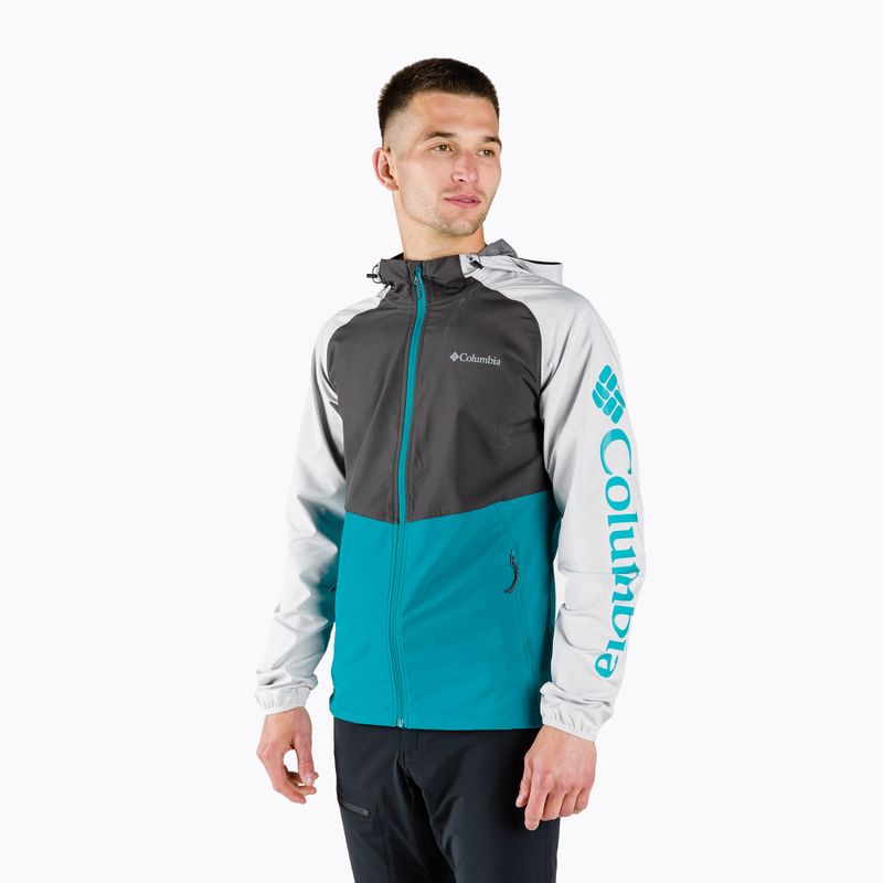 Columbia Panther Creek men's softshell jacket blue-grey 1840711