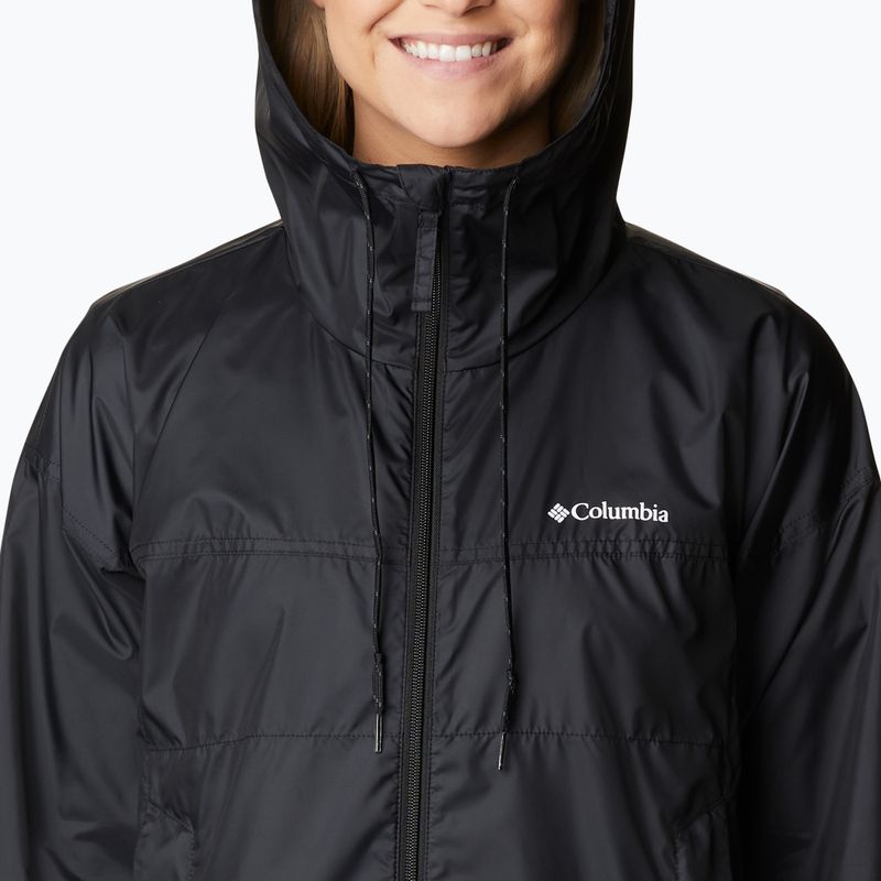 Columbia Flash Challenger Novelty women's wind jacket black 1989503010 6
