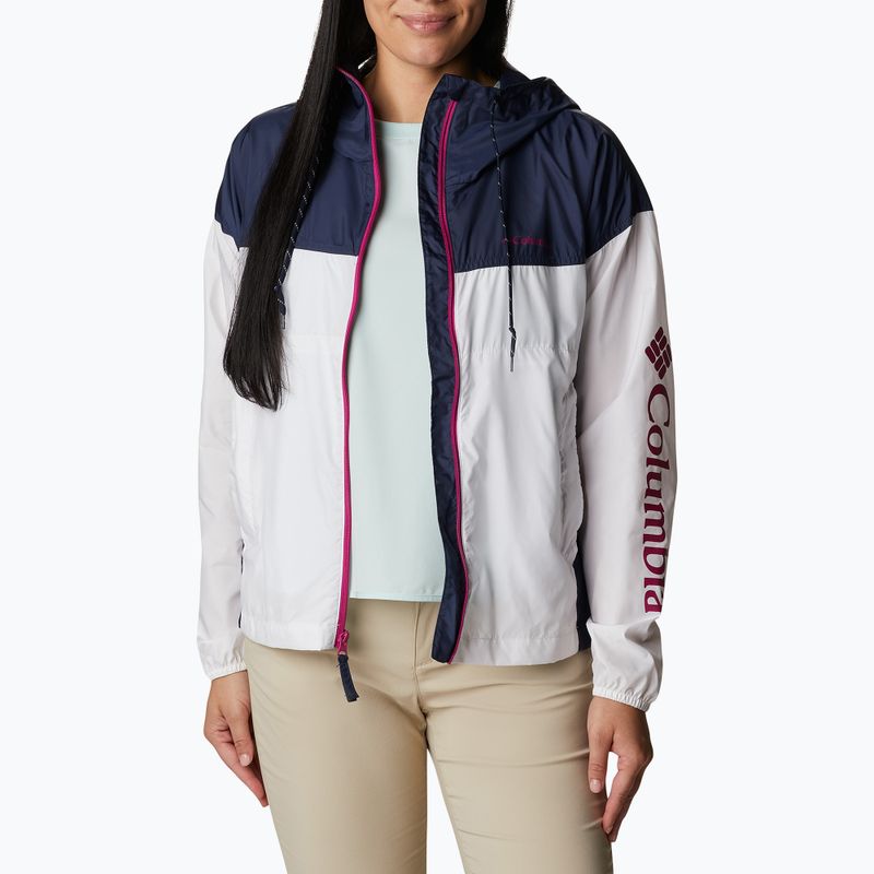 Columbia Flash Challenger Novelty women's wind jacket white 1989503102 5