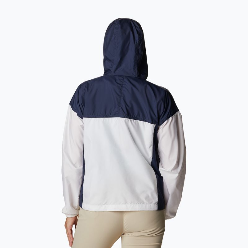 Columbia Flash Challenger Novelty women's wind jacket white 1989503102 6