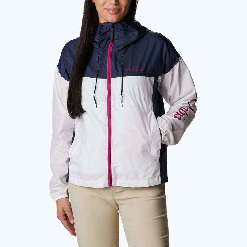 Columbia Flash Challenger Novelty women's wind jacket white 1989503102 9