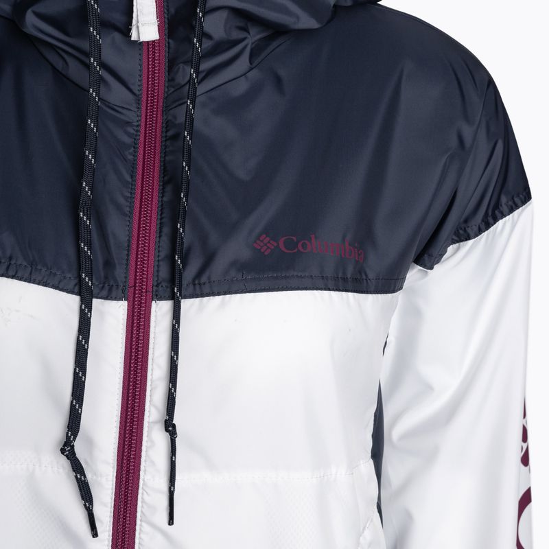 Columbia Flash Challenger Novelty women's wind jacket white 1989503102 3