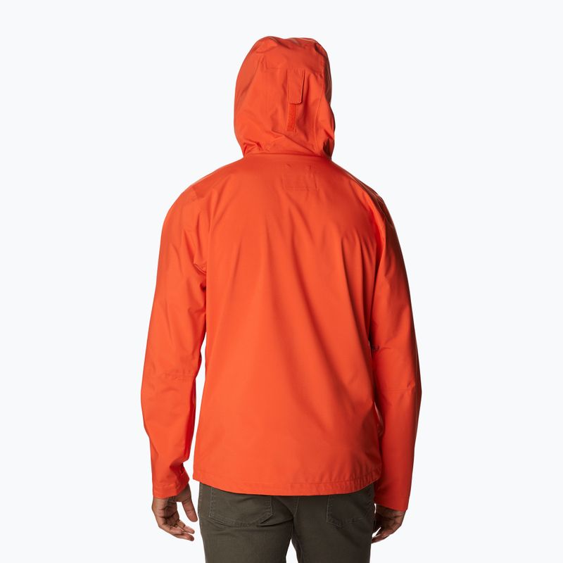 Columbia men's Earth Explorer Shell 813 rain jacket orange 1988612 3