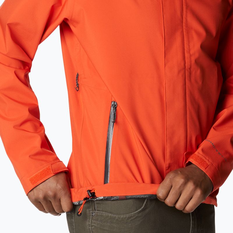 Columbia men's Earth Explorer Shell 813 rain jacket orange 1988612 14