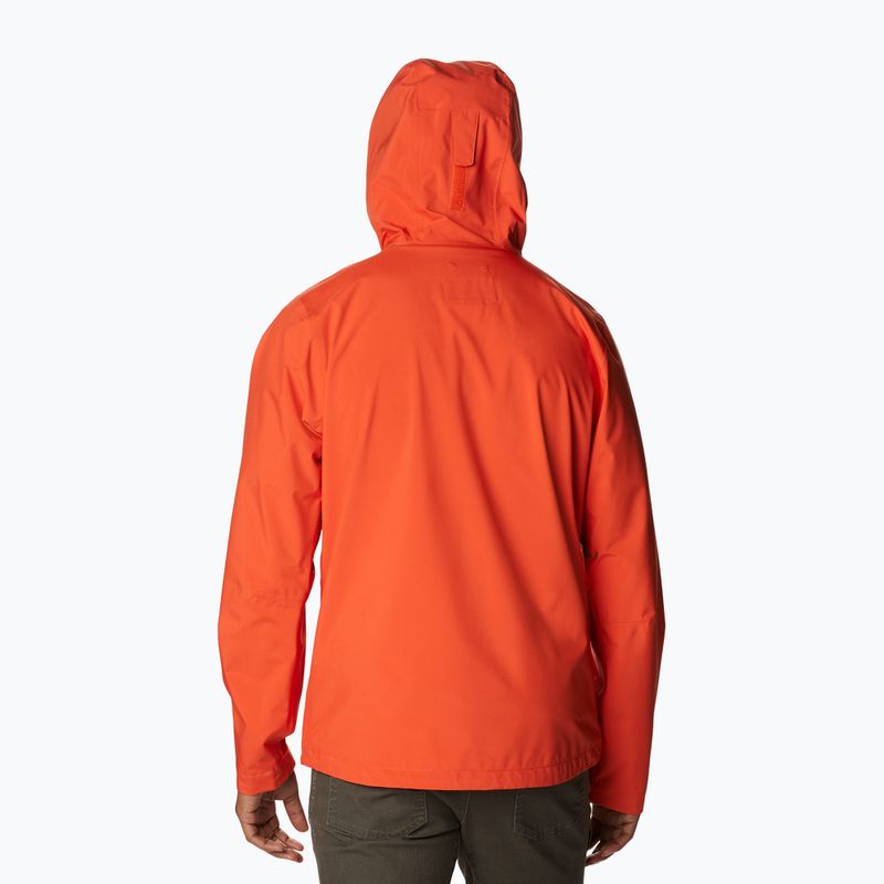 Columbia men's Earth Explorer Shell 813 rain jacket orange 1988612 4