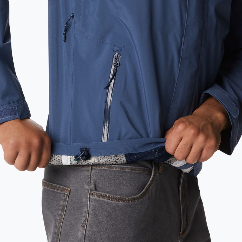 Columbia Earth Explorer men's rain jacket navy blue 1988612 11