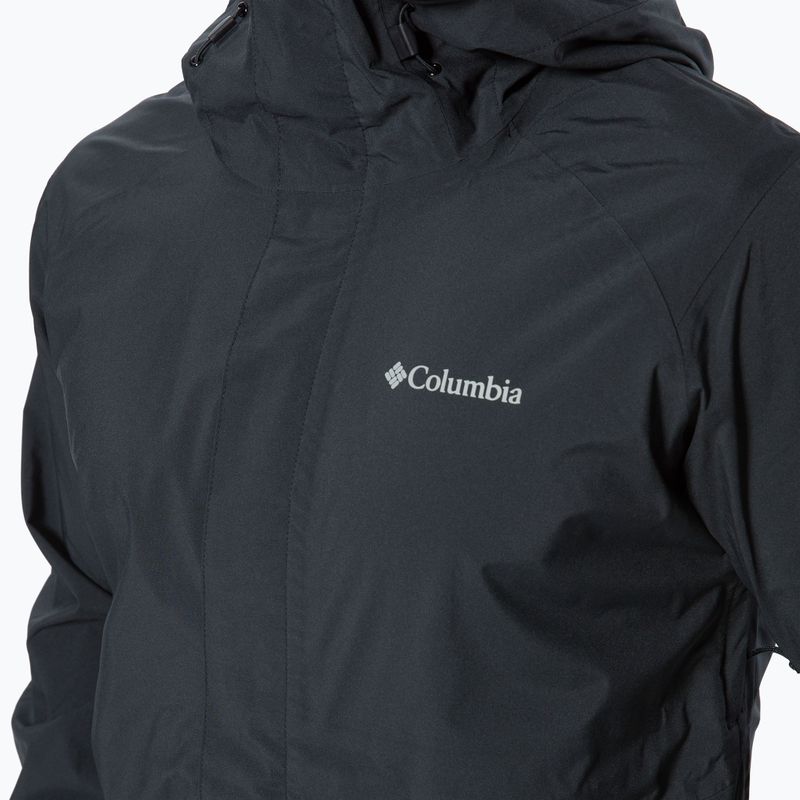 Columbia men's Earth Explorer Shell rain jacket black 010 1988612 4