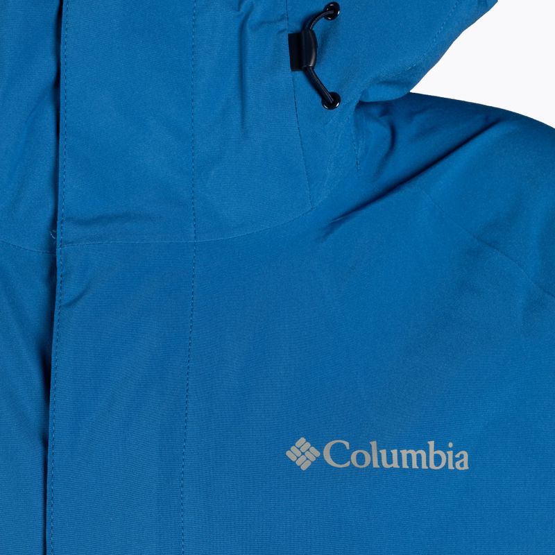 Columbia men's Earth Explorer Shell 432 rain jacket blue 1988612 11