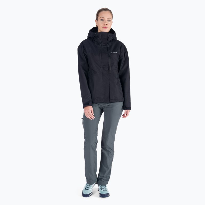 Columbia women's Hikebound rain jacket black 1989253 2