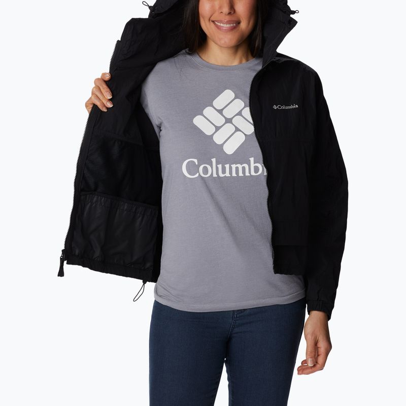 Columbia Paracutie black women's wind jacket 6