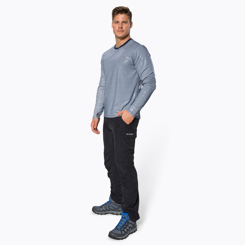 Columbia Sun Deflector men's trekking shirt navy blue 1981481 2