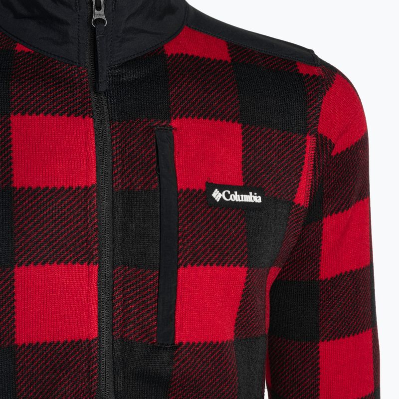 Columbia Sweater Weather II Printed mountain red check print men's trekking sweatshirt 7