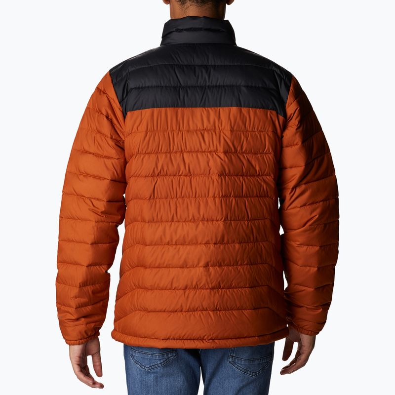 Columbia Powder Lite men's down jacket orange 1698001 2