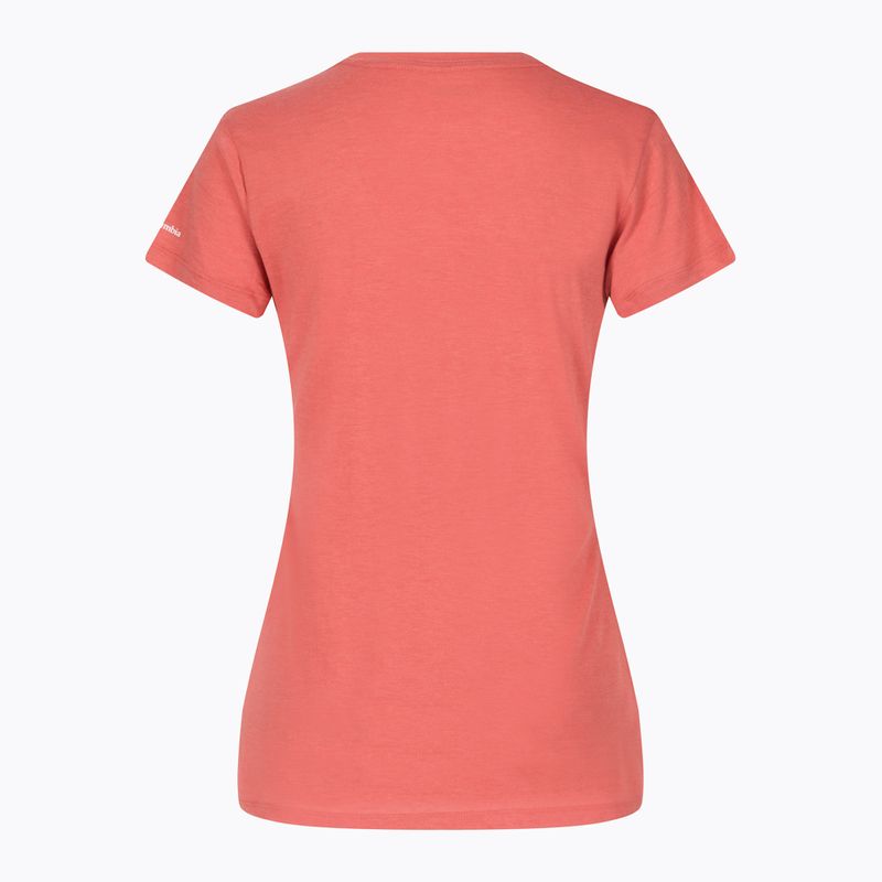 Women's trekking shirt Columbia Daisy Days Graphic orange 8