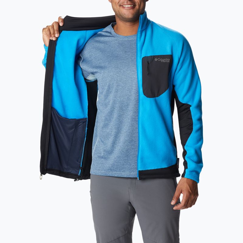 Columbia men's Titan Pass 2.0 II fleece sweatshirt blue 1866422 5
