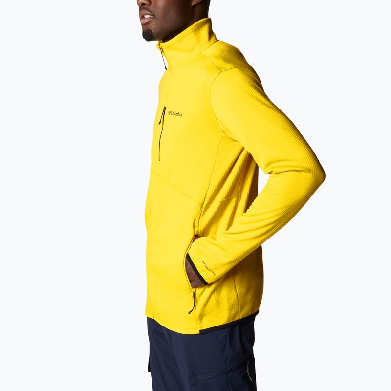 Columbia Park View men's trekking sweatshirt yellow 1952222 2